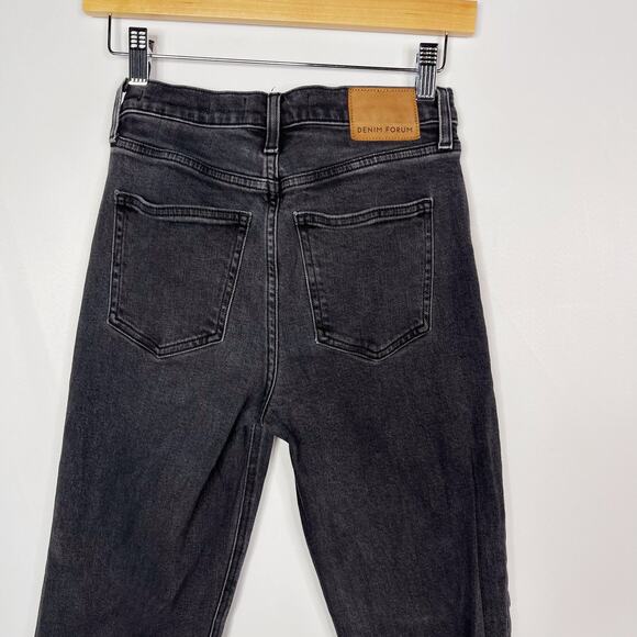 Aritzia Denim Forum 25 Arlo High Rise Straight Leg Jeans Organic Cotton Stretch - Picture 6 of 13